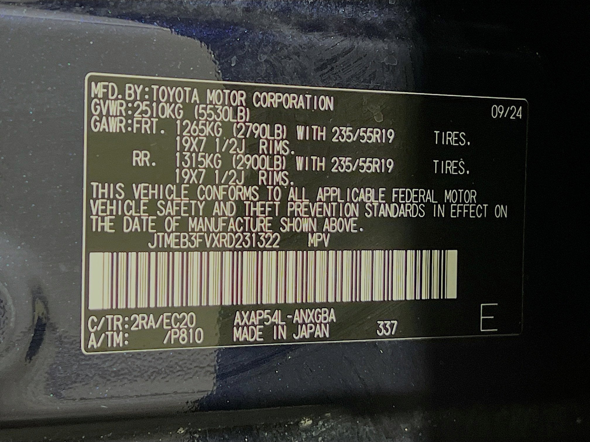 2024 Toyota RAV4 Prime XSE