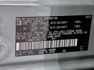 2021 Toyota RAV4 Hybrid XLE