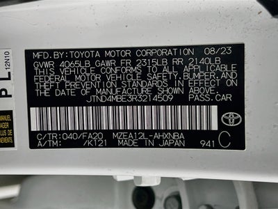2024 Toyota Corolla Hatchback SE