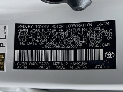 2025 Toyota Corolla Hatchback Base