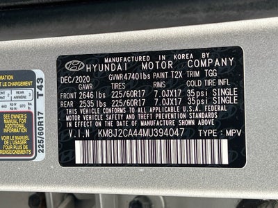 2021 Hyundai Tucson SE