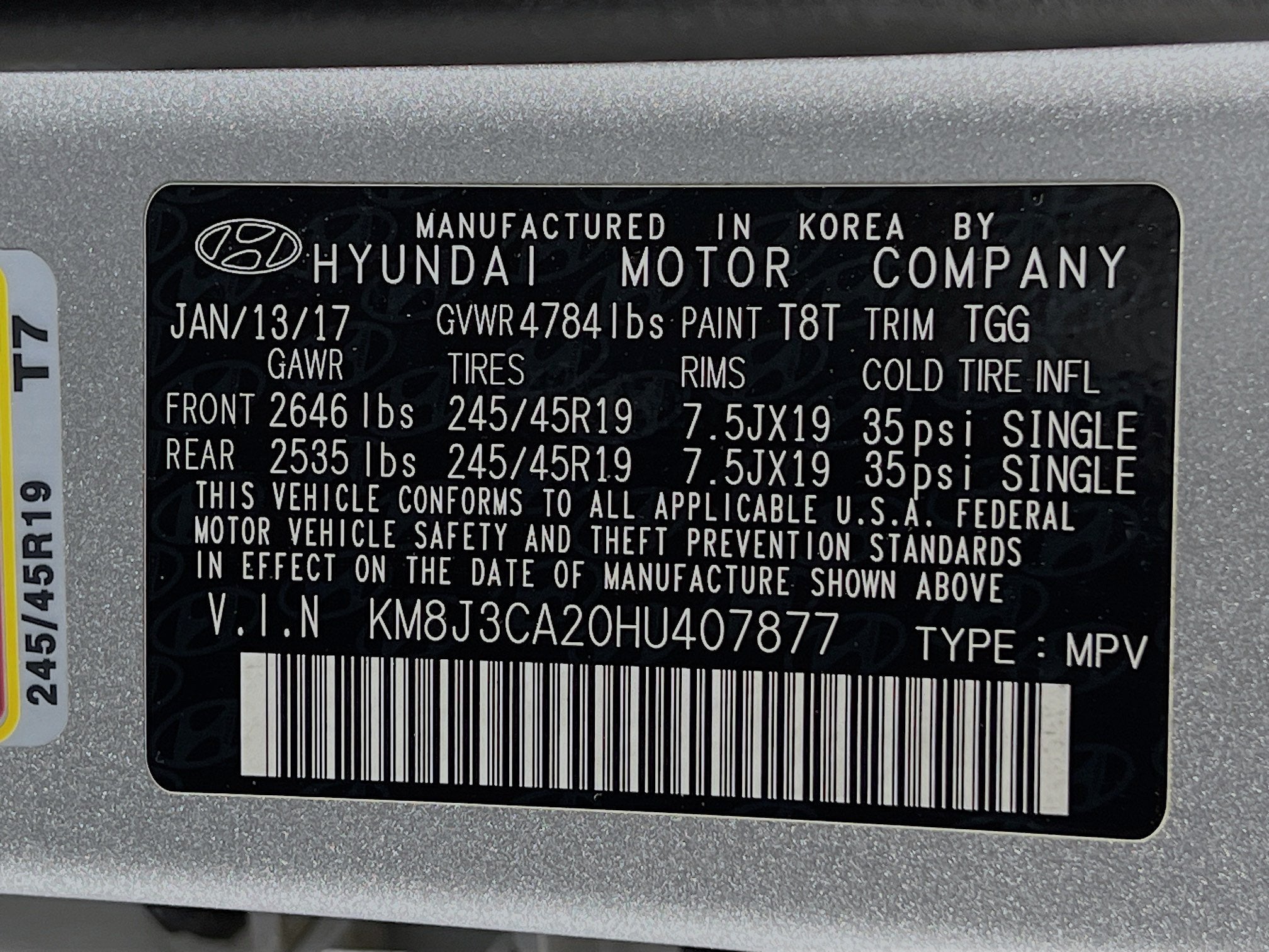 2017 Hyundai Tucson Sport