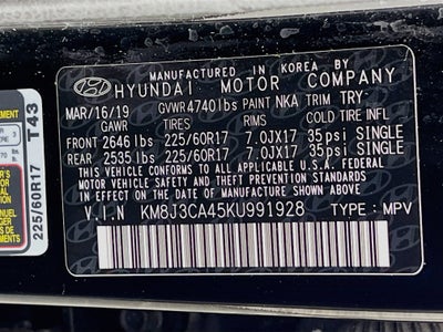 2019 Hyundai Tucson Value