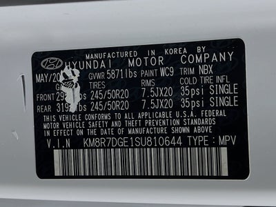 2025 Hyundai Palisade Calligraphy
