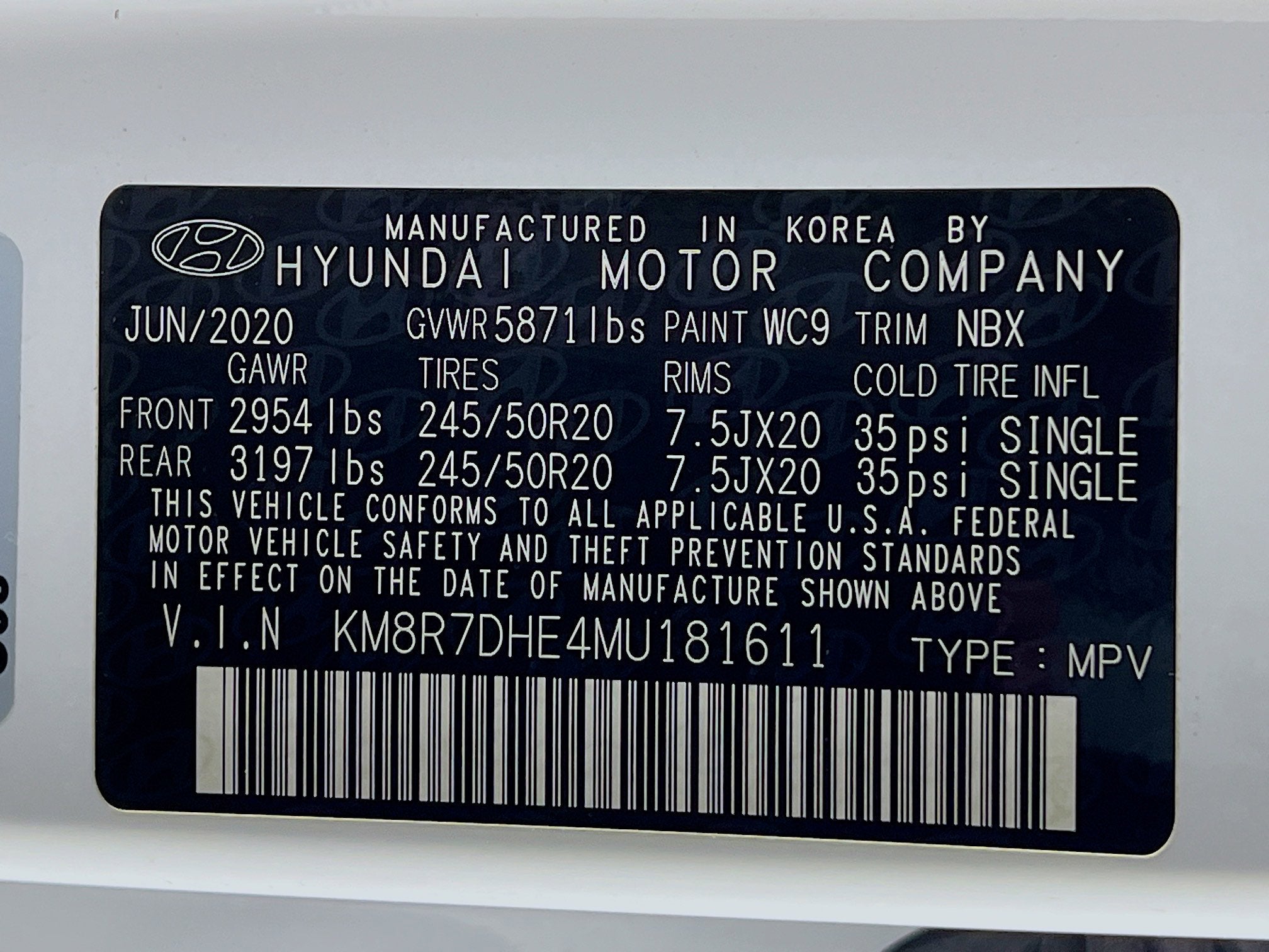 2021 Hyundai Palisade Calligraphy