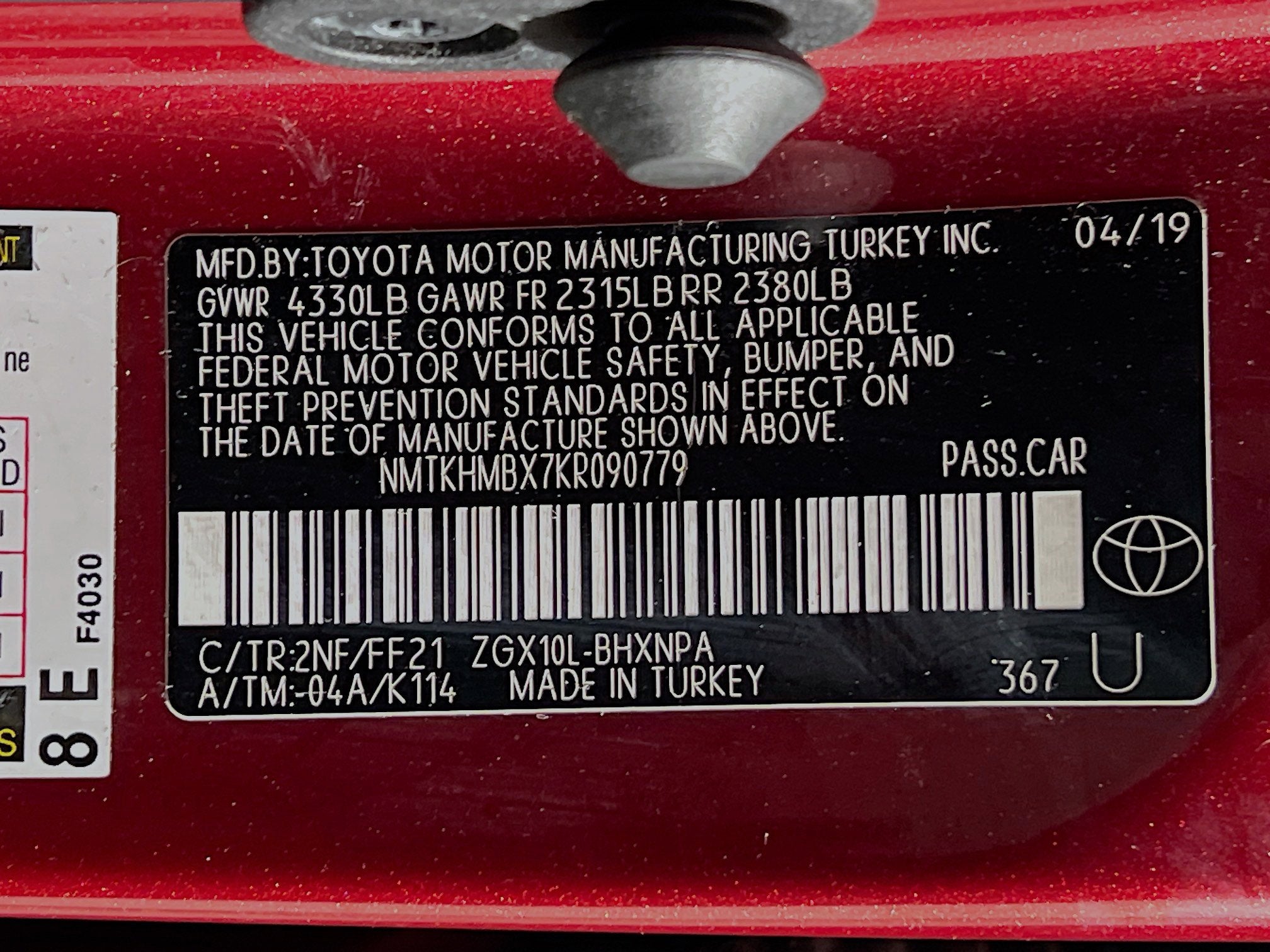 2019 Toyota C-HR XLE