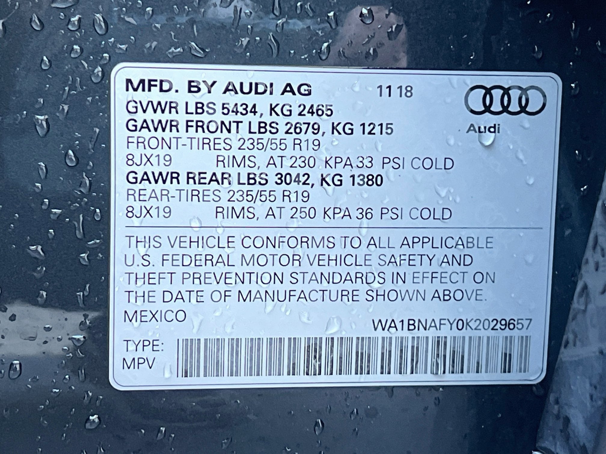 2019 Audi Q5 Premium Plus