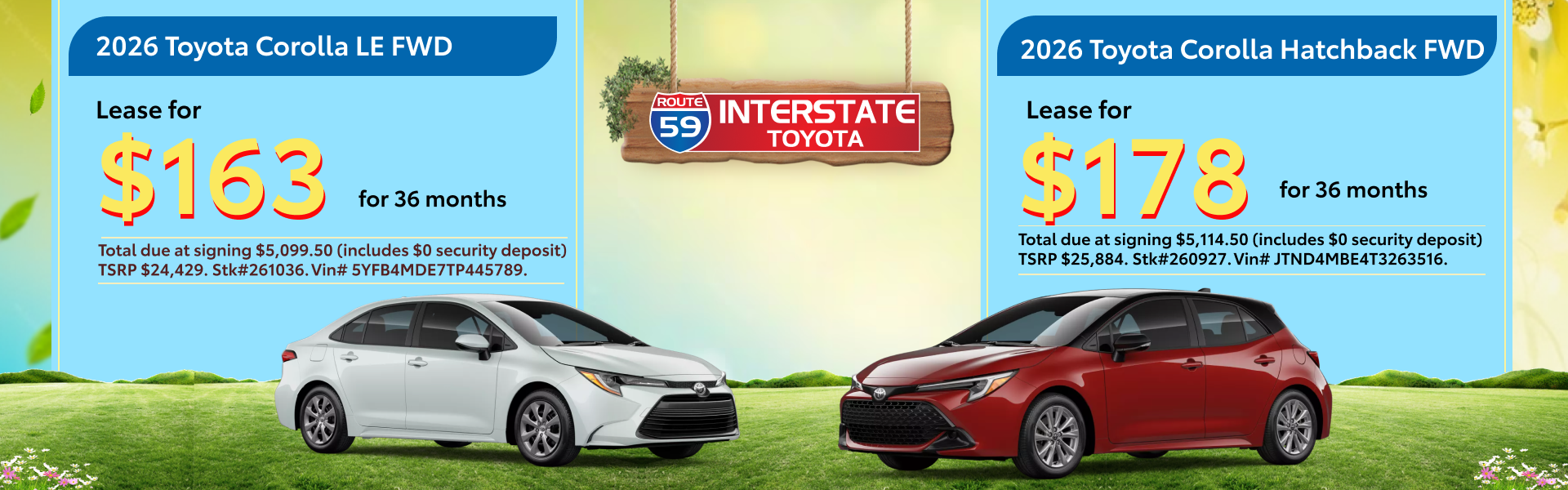 2026 Toyota Corolla + Corolla Hatchback