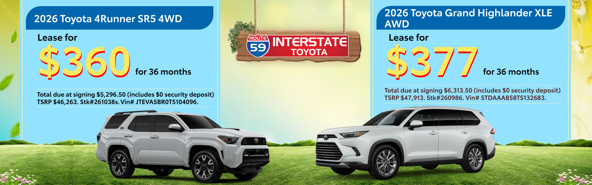 2026 Toyota 4Runner + Grand Highlander