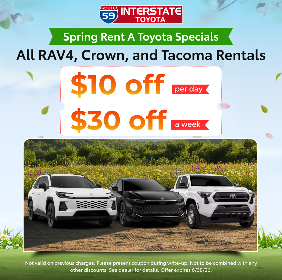 All RAV4, Crown, and Tacoma Rentals