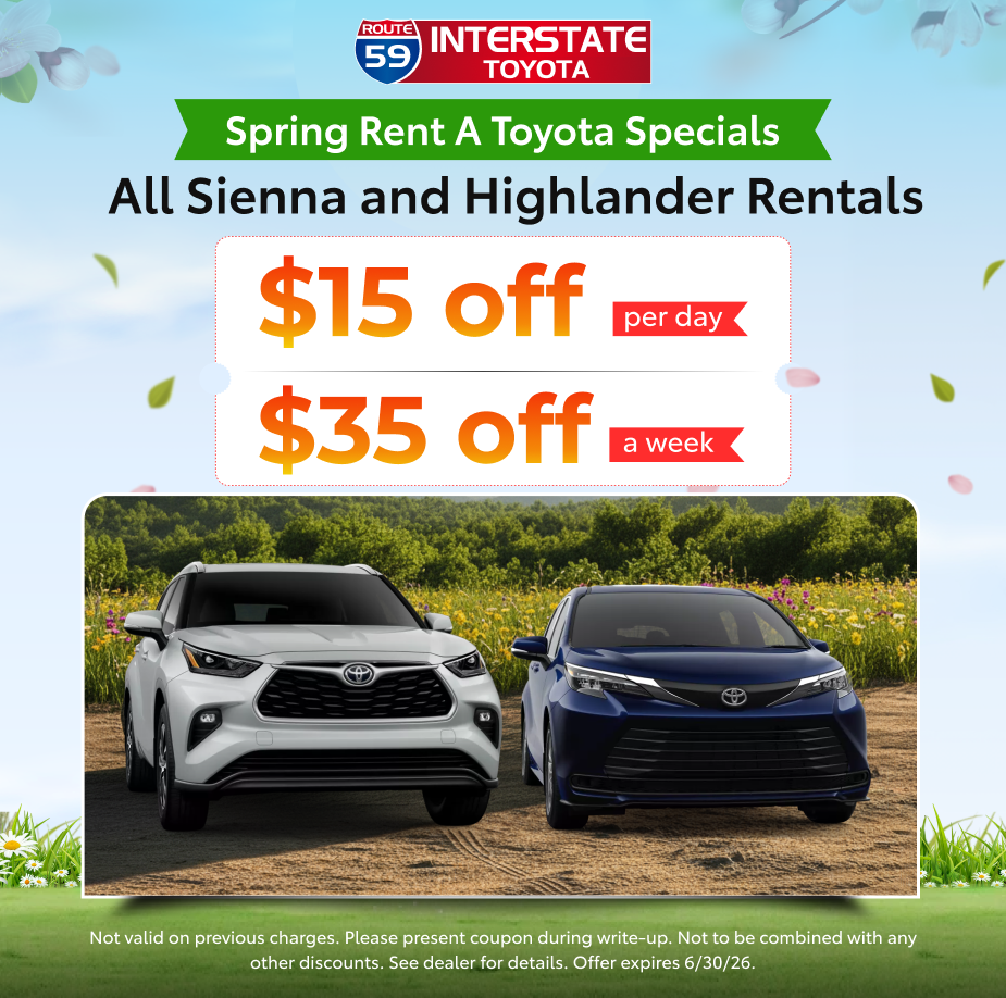 All Sienna and Highlander Rentals