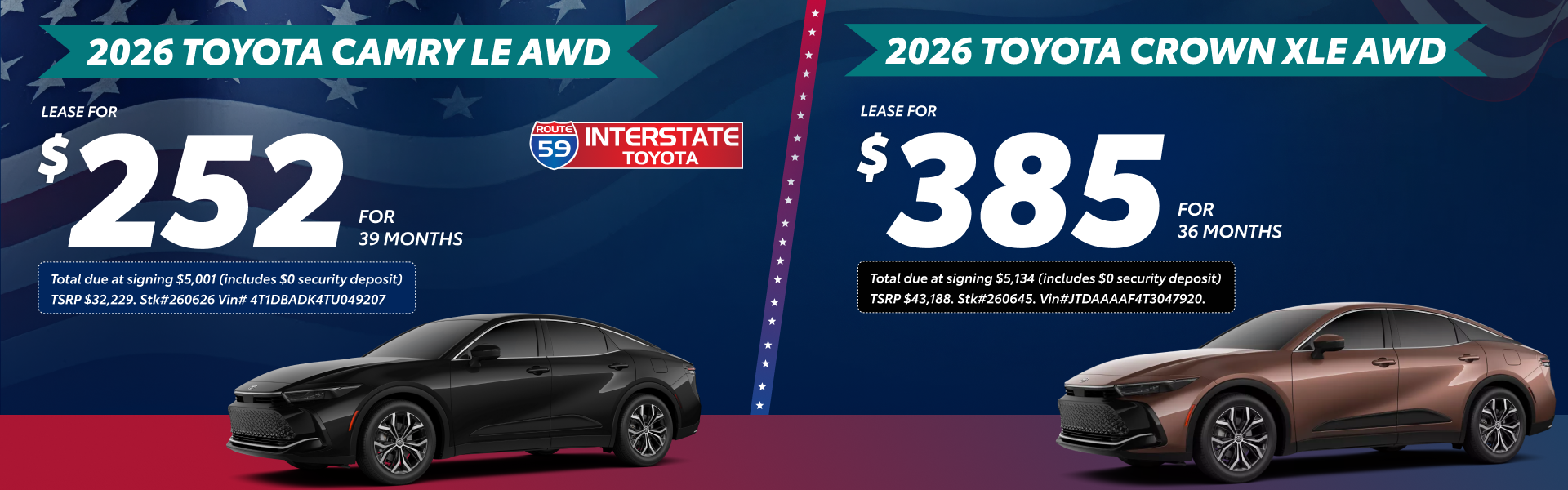 2026 Toyota Camry & Crown