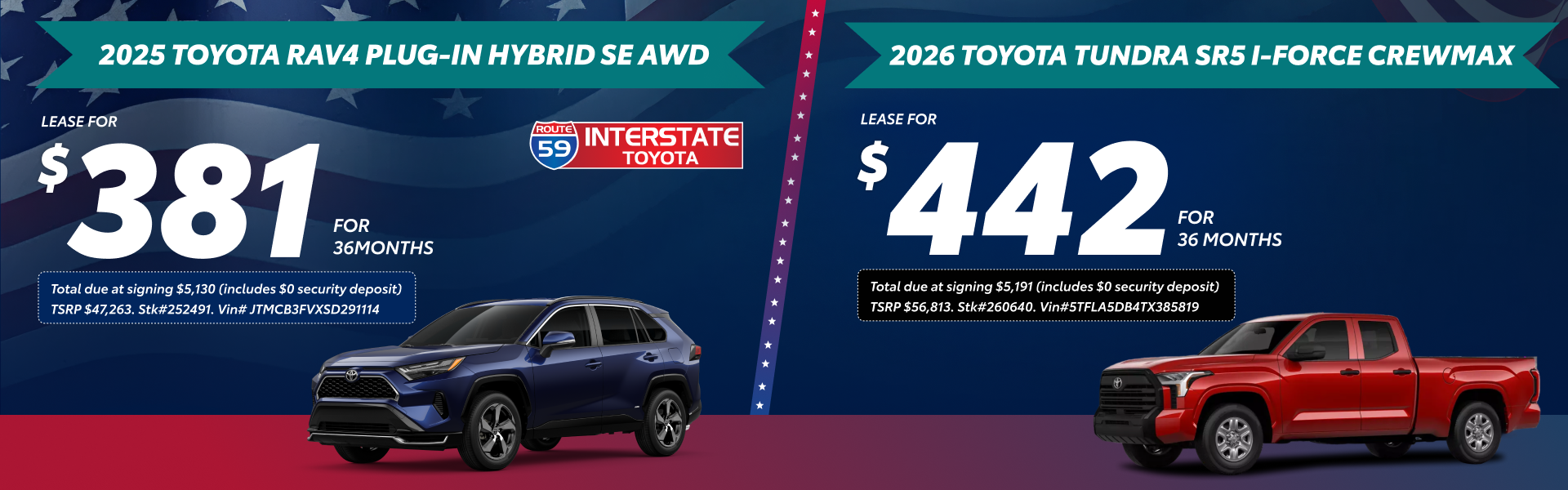 2025 Toyota RAV4 & 2026 Toyota Tundra