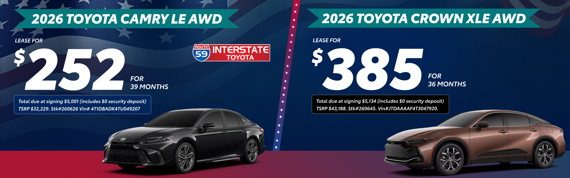 2026 Toyota Camry & Crown