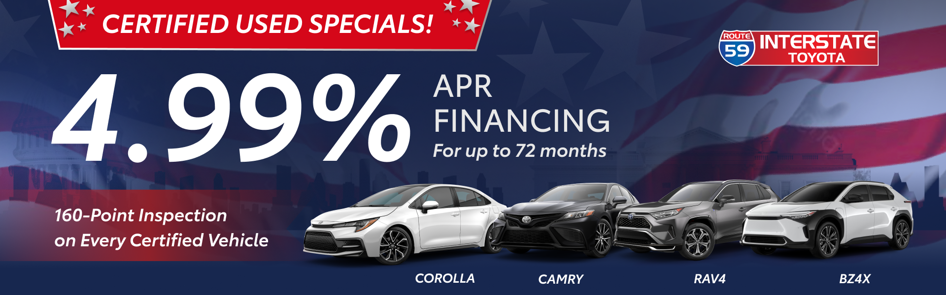 Toyota Certified Used Special