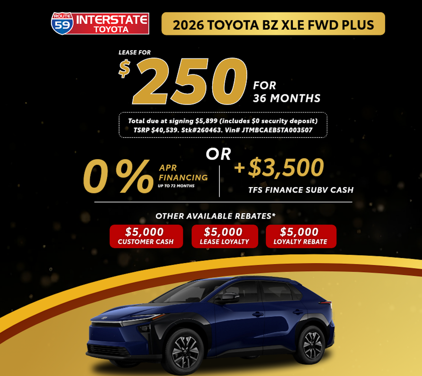 2026 Toyota bZ XLE FWD Plus