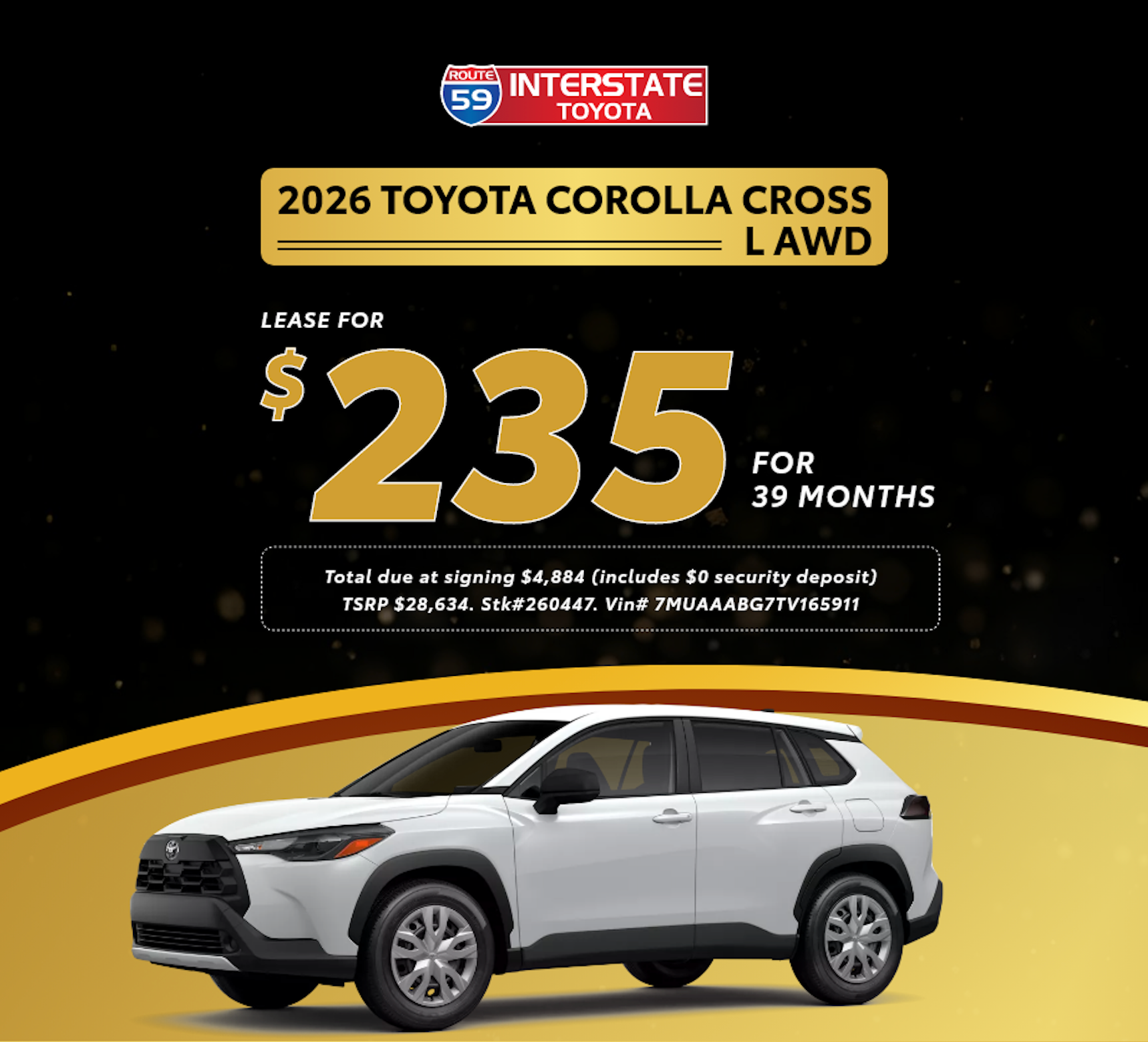 2026 Toyota Corolla Cross L AWD