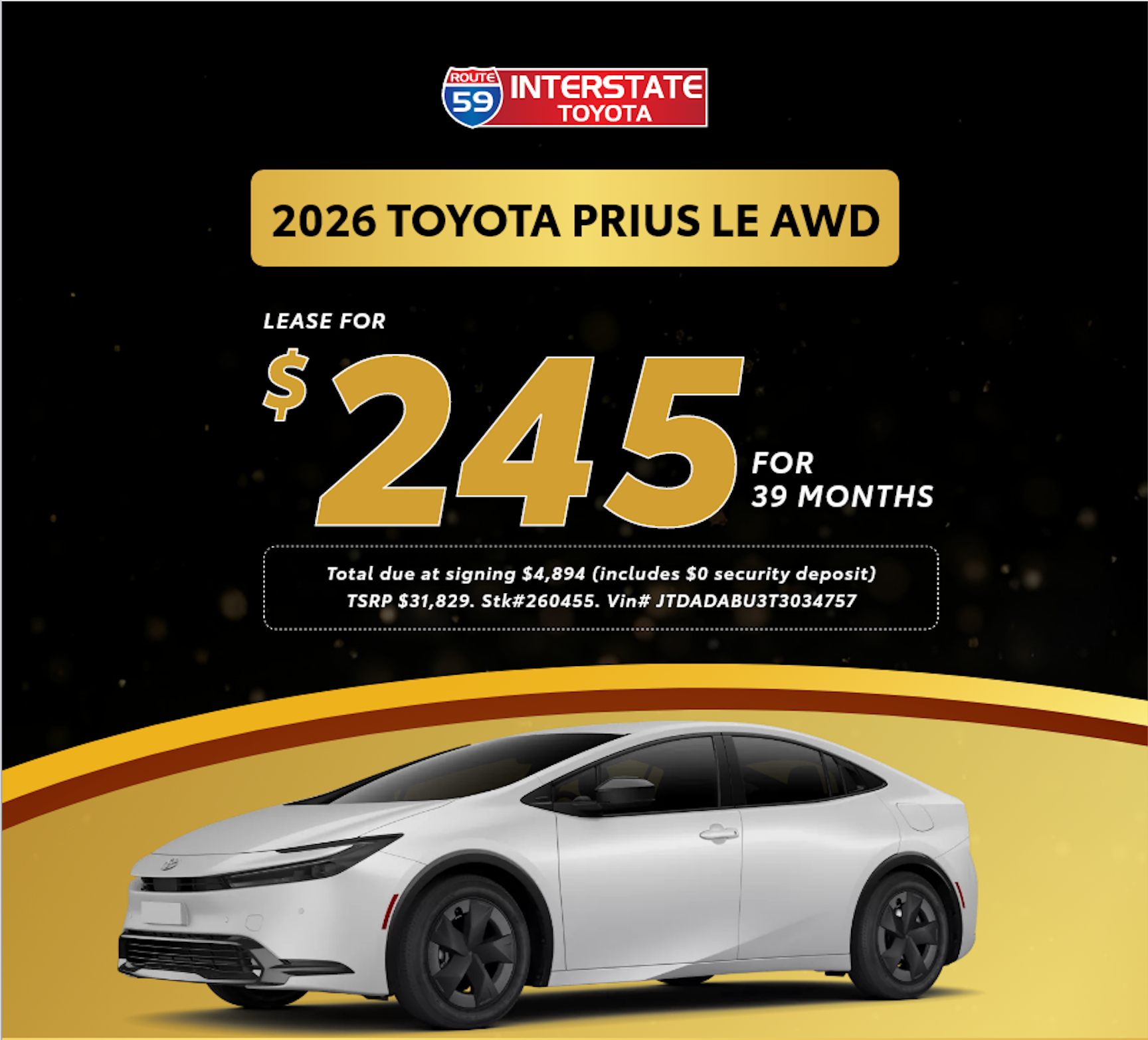 2026 Toyota Prius LE AWD