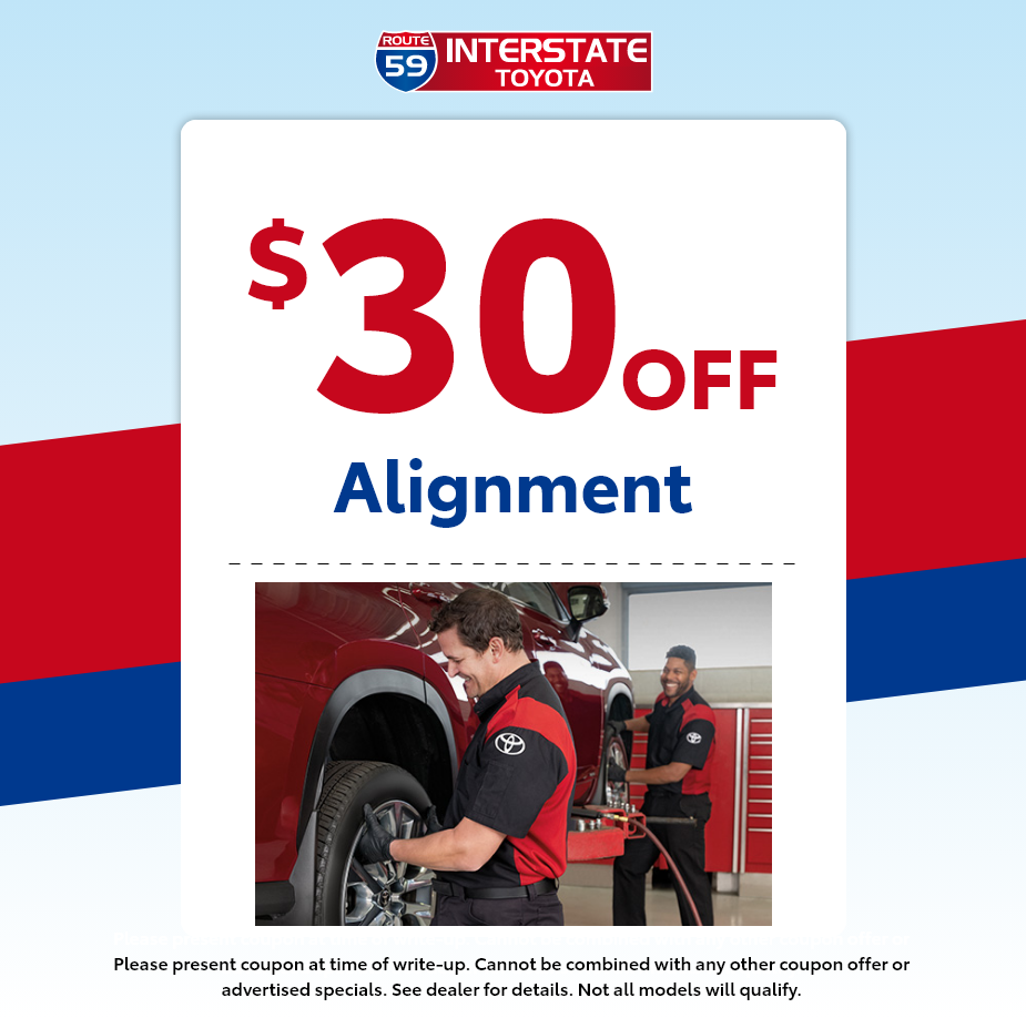 $30 OFF ALIGNMENT