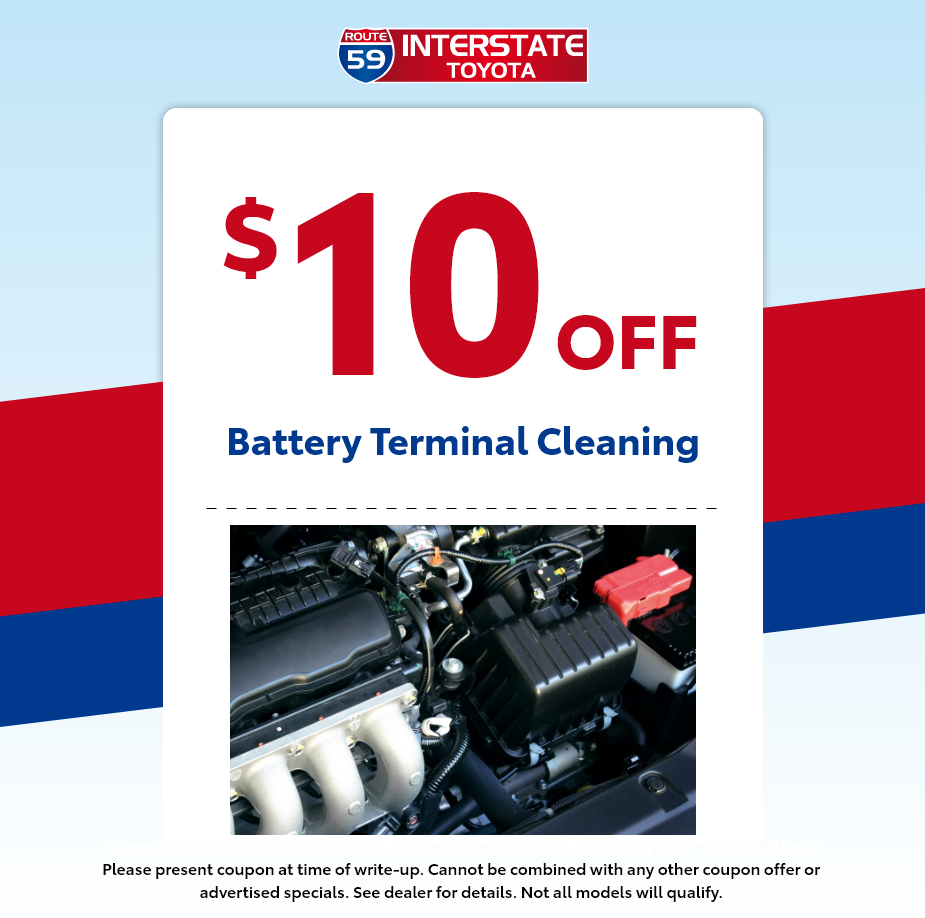 $10 OFF BATTERY TERMINAL CLEANING