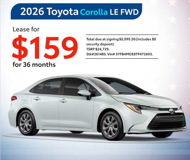2026 Toyota Corolla LE FWD