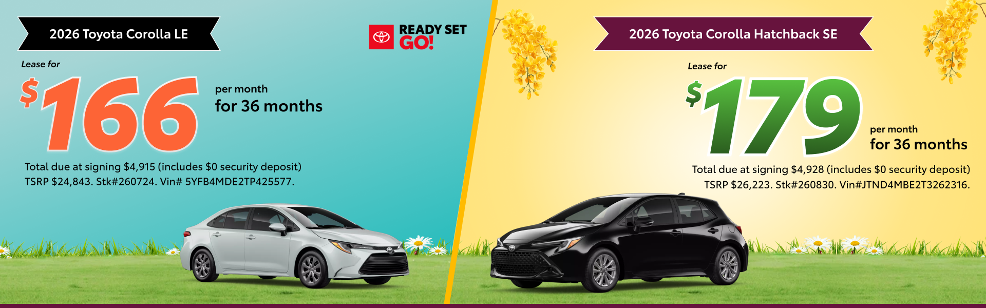 Corolla & Corolla Hatchback