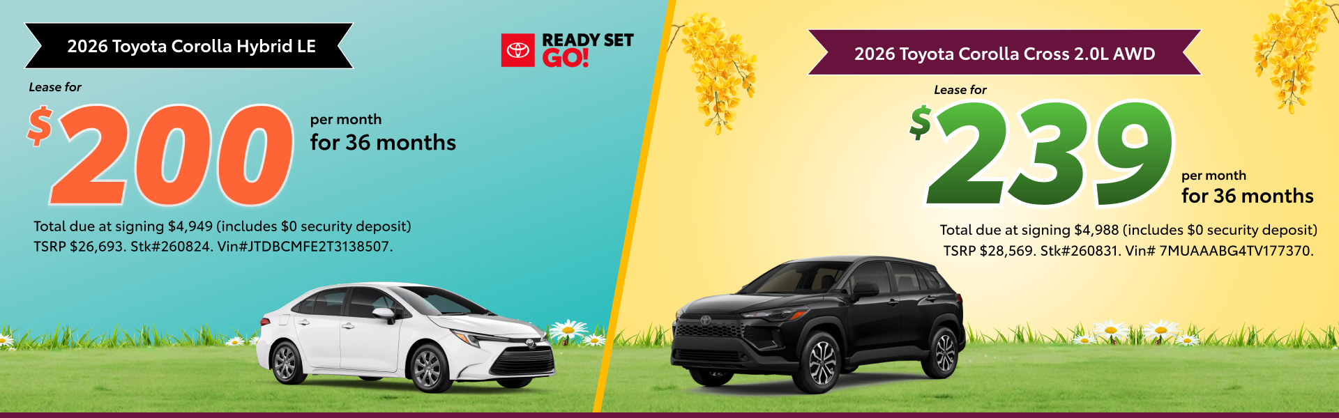 Corolla Hybrid & Corolla Cross