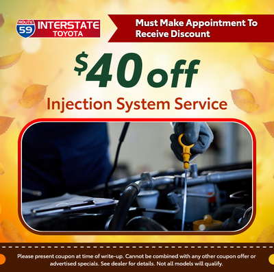 Fall Injection Promo Toyota Service Specials in Airmont | Interstate Toyota
