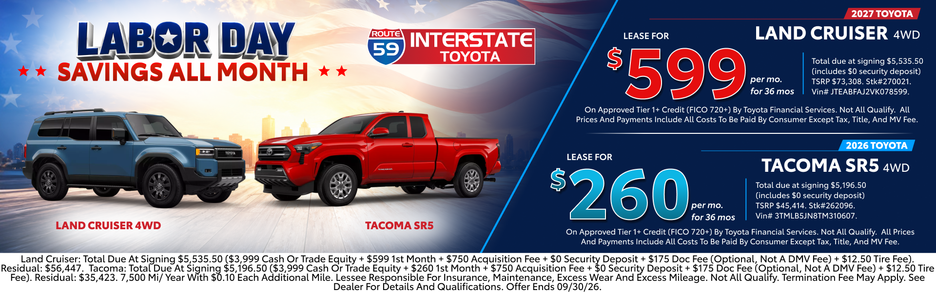 Tacoma & Land Cruiser
